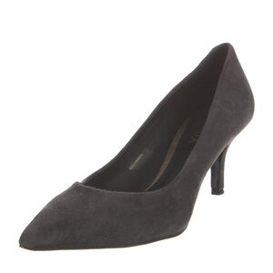 Escada Gray Suede Pumps